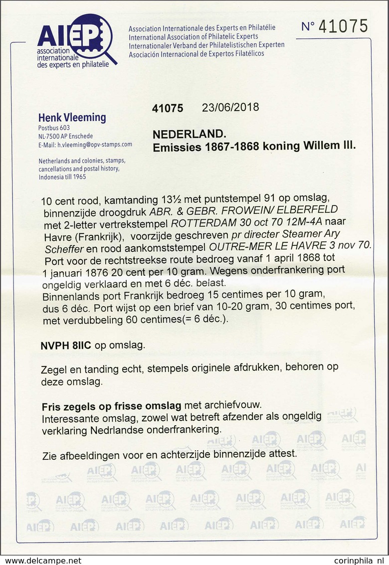 NL 1867 King William III - Otros & Sin Clasificación