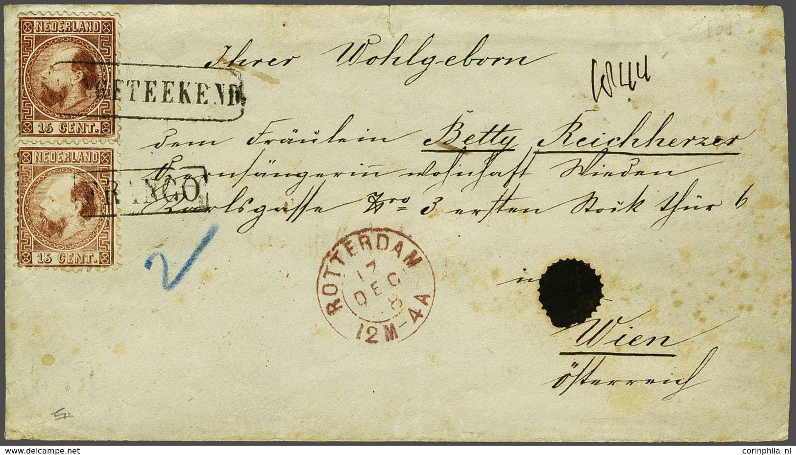 NL 1867 King William III - Other & Unclassified