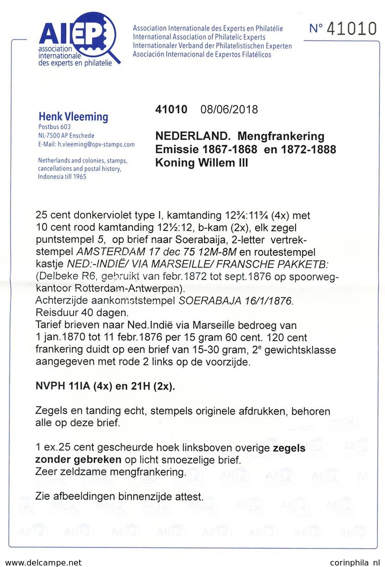 NL 1867 King William III - Otros & Sin Clasificación