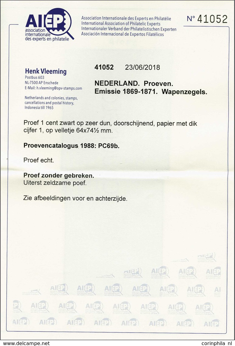 NL 1869 Coat Of Arms - Sonstige & Ohne Zuordnung