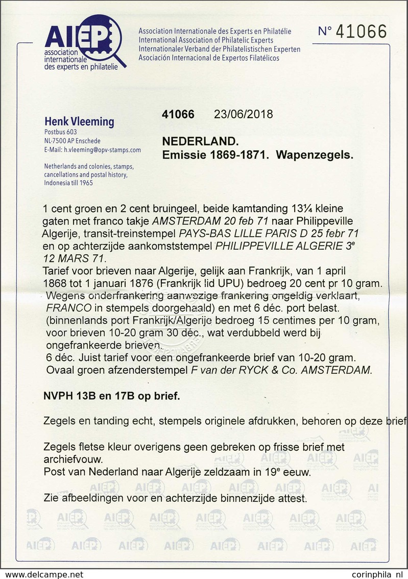 NL 1869 Coat Of Arms - Andere & Zonder Classificatie