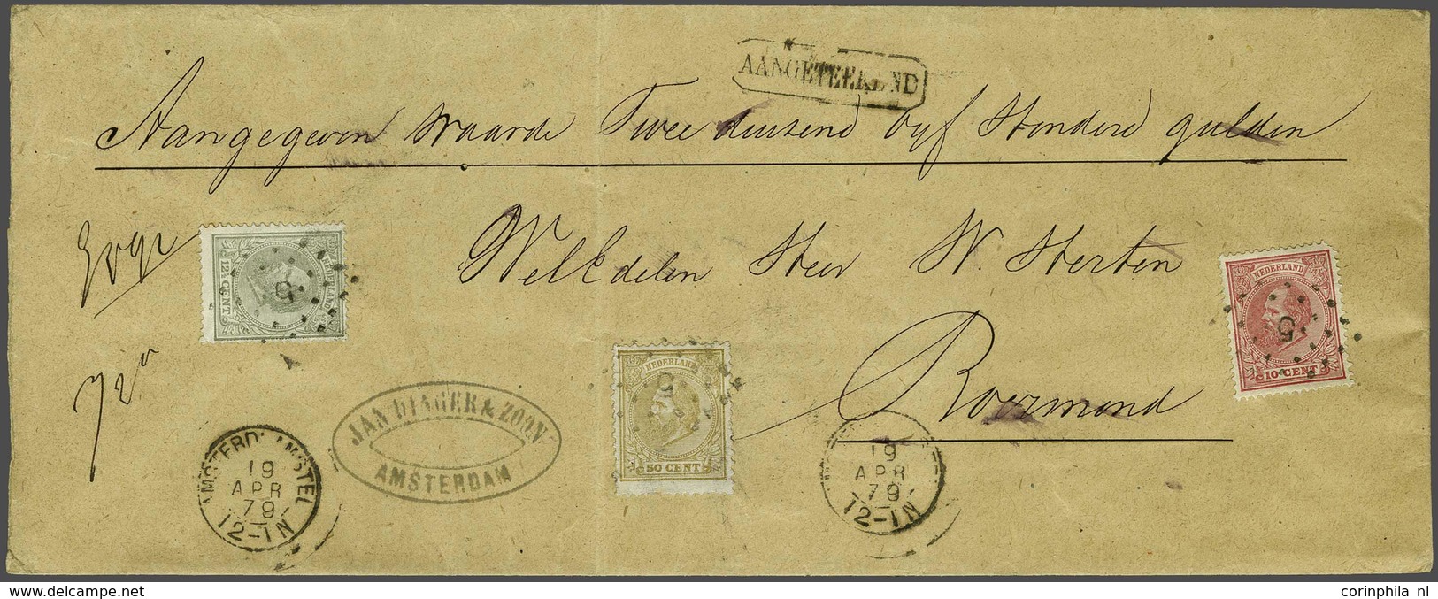 NL 1872 King William III - Other & Unclassified