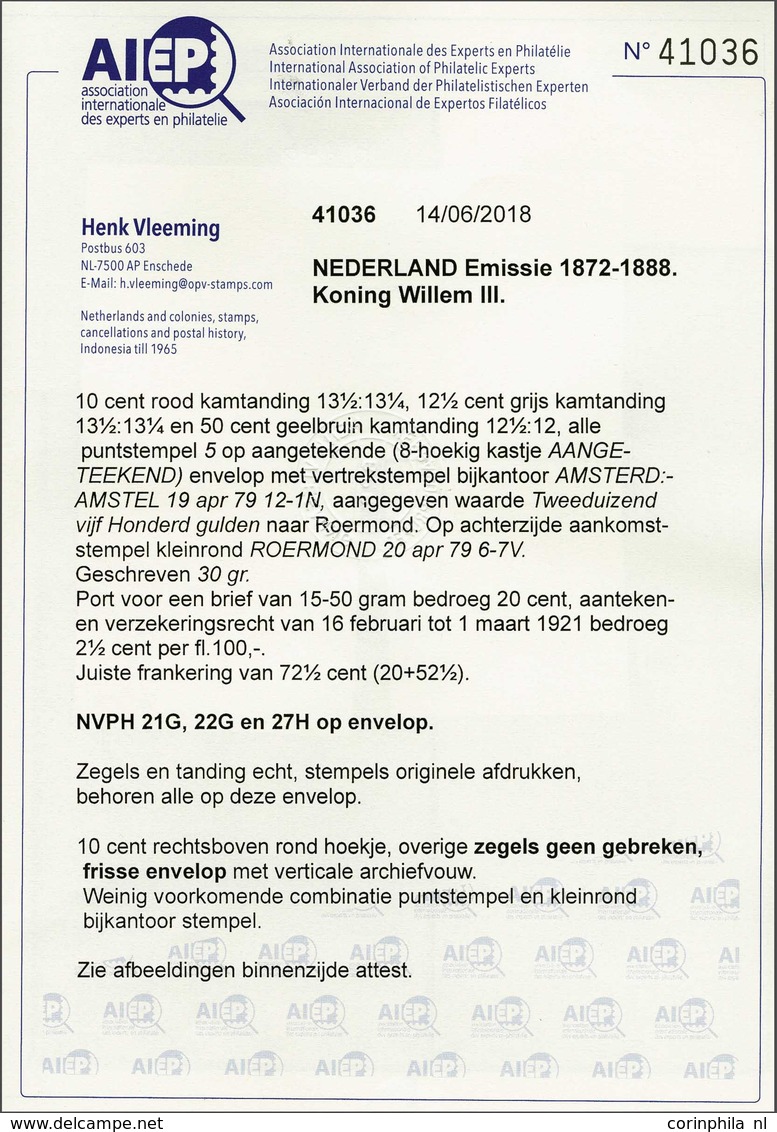 NL 1872 King William III - Sonstige & Ohne Zuordnung