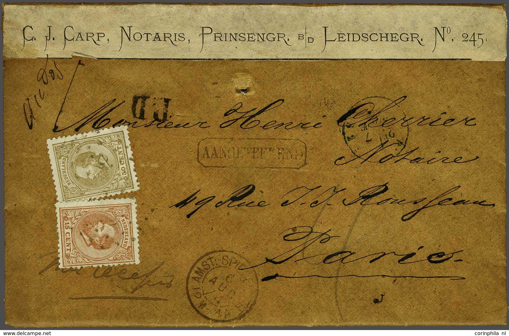 NL 1872 King William III - Other & Unclassified