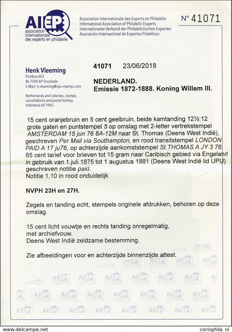 NL 1872 King William III - Sonstige & Ohne Zuordnung