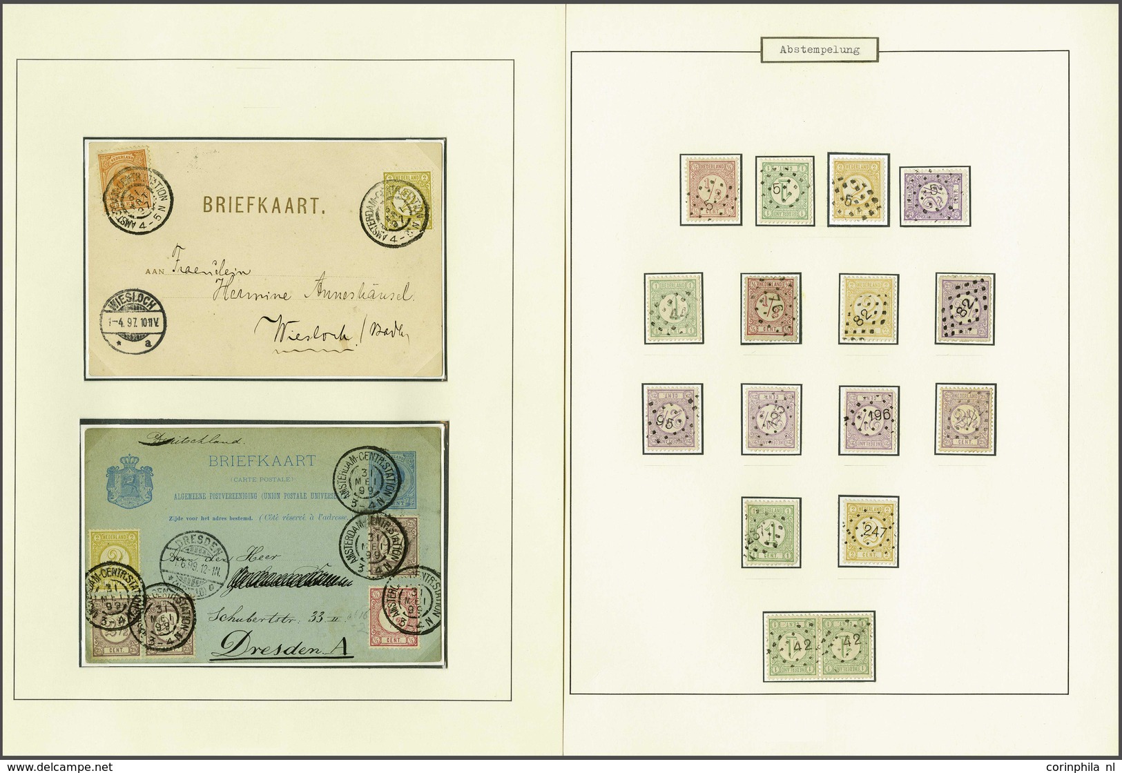 NL 1876-1894 Numerals - Altri & Non Classificati