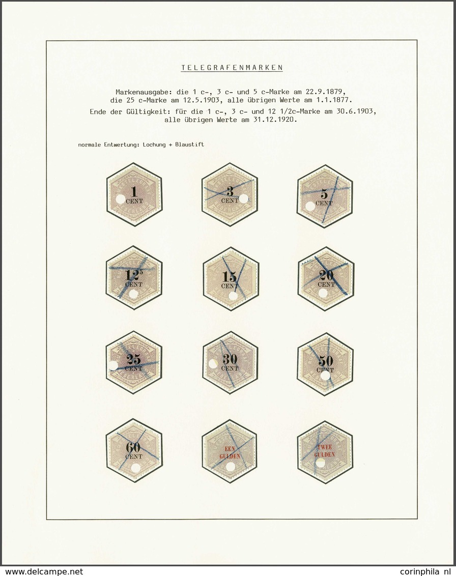 Netherlands Telegraph Stamps - Sonstige & Ohne Zuordnung