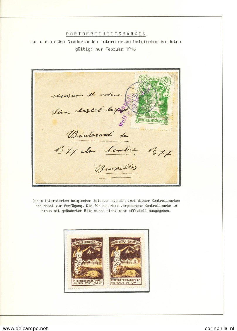 Netherlands Internment Stamps - Otros & Sin Clasificación