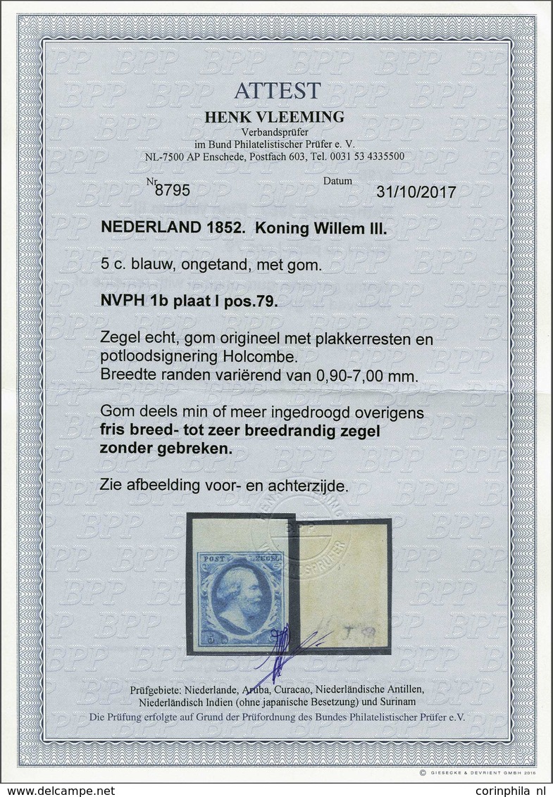 NL 1852 King William III - Sonstige & Ohne Zuordnung