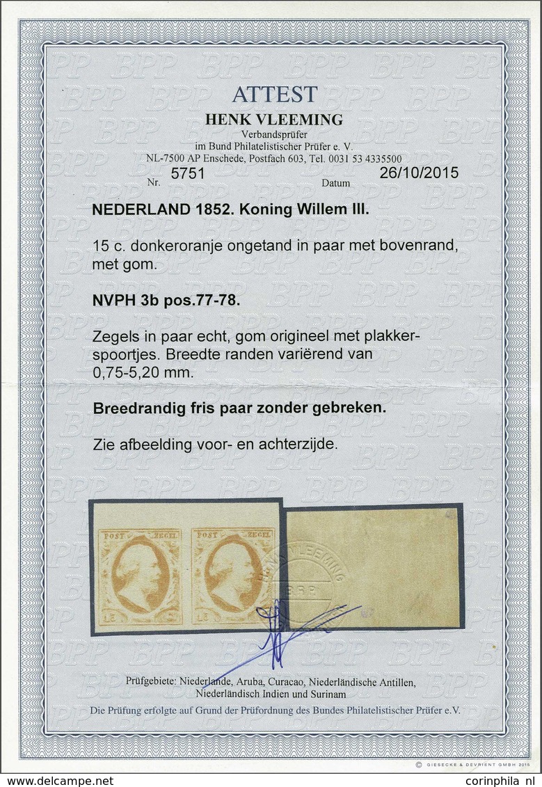 NL 1852 King William III - Sonstige & Ohne Zuordnung