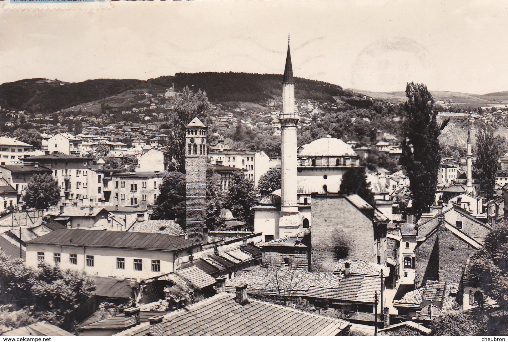 BOSNIE HERZEGOVINE. SARAJEVO. DZAMIJA. SHAT KULA. ANNEE 1959 + TEXTE - Bosnie-Herzegovine