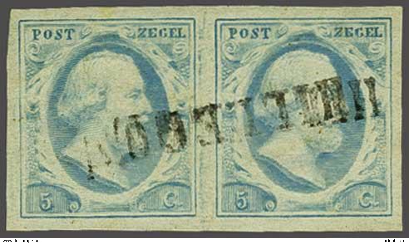 NL 1852 Oblong Stamp - Otros & Sin Clasificación