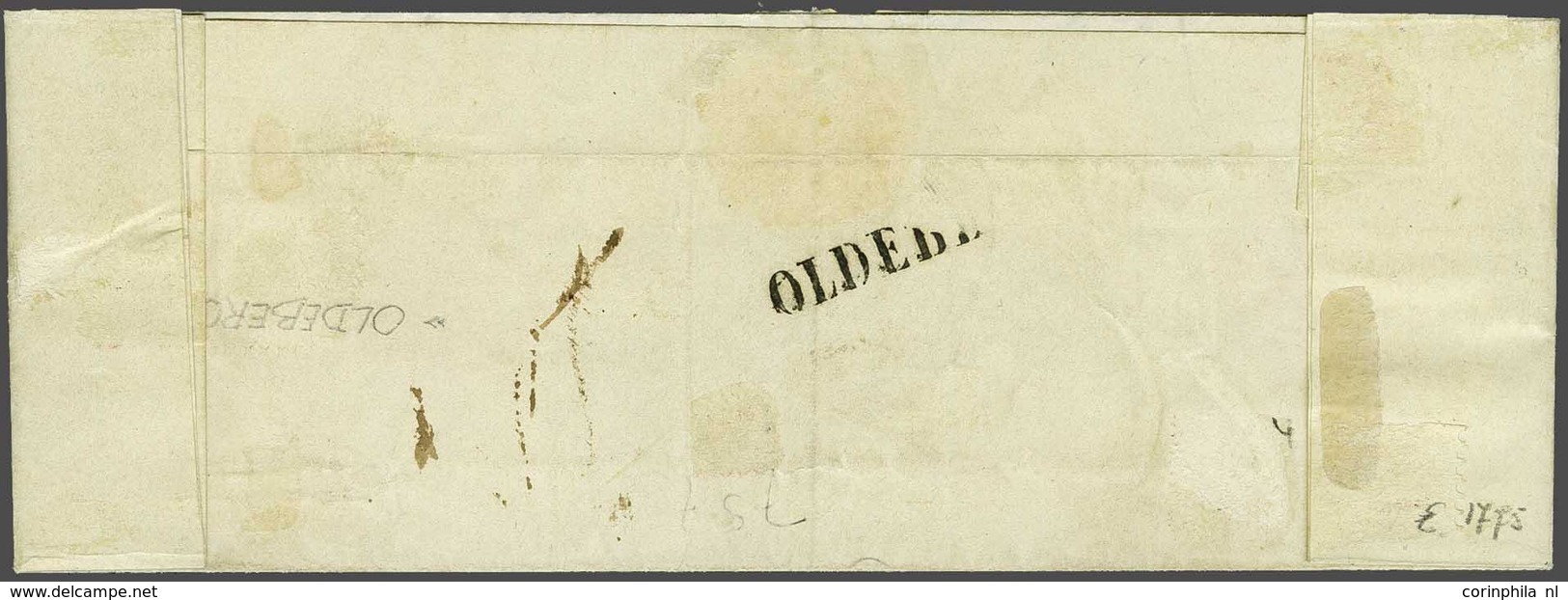 NL 1852 Oblong Stamp - Andere & Zonder Classificatie