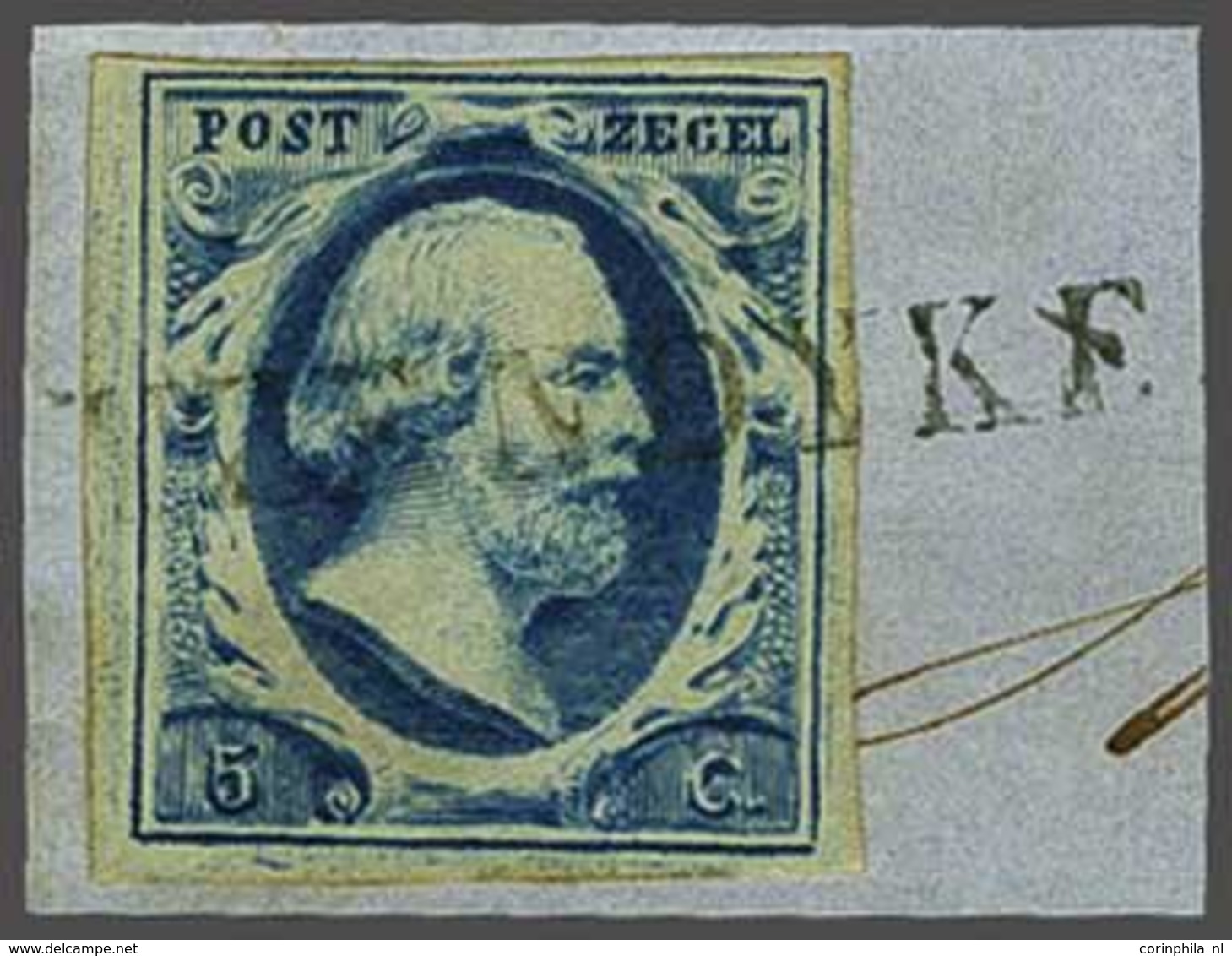 NL 1852 Oblong Stamp - Otros & Sin Clasificación