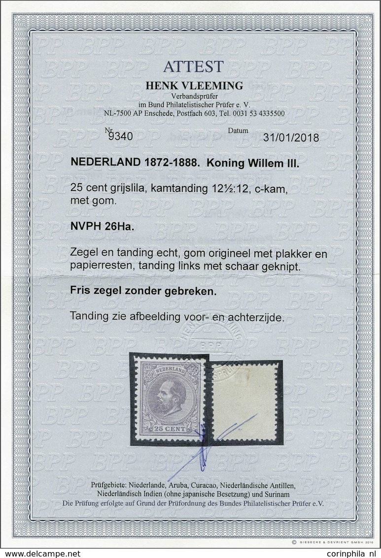 NL 1872 King William III - Other & Unclassified