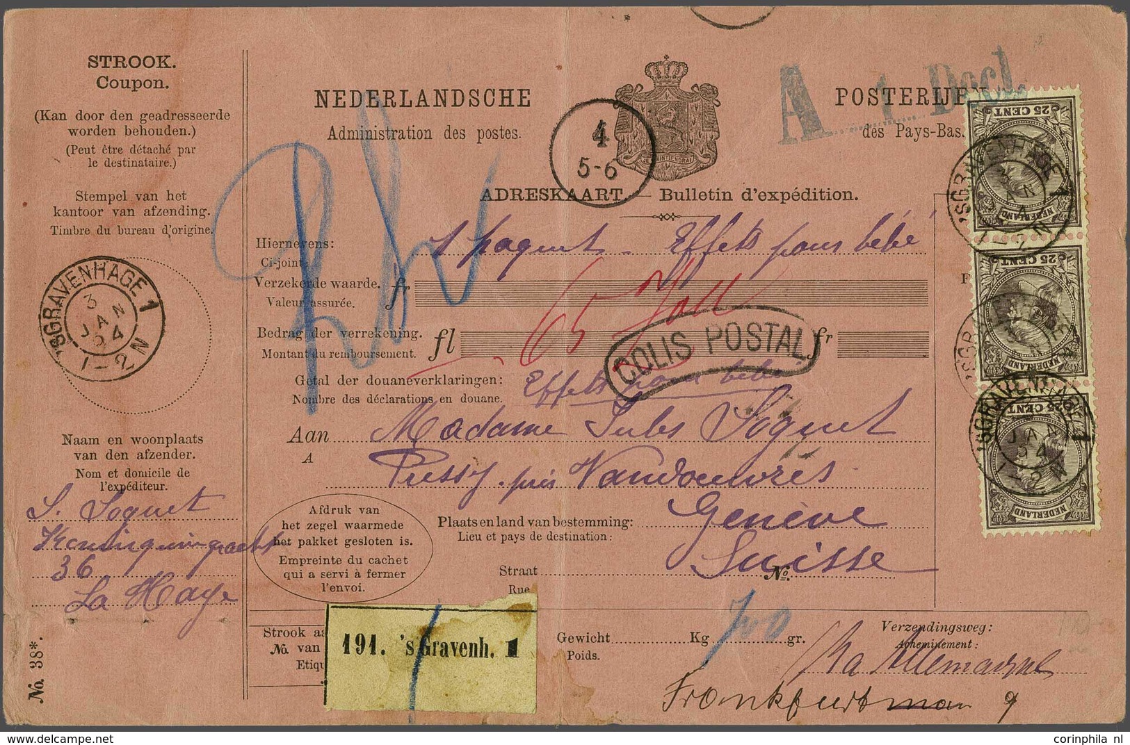 NL 1891 Princess Wilhelmina - Otros & Sin Clasificación