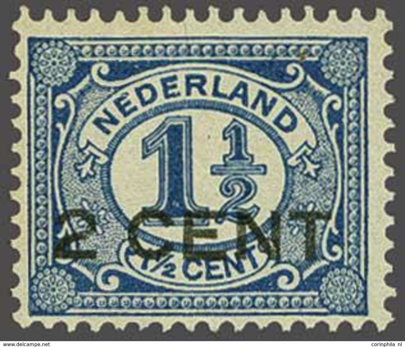 NL 1899 Numerals And Queen Wilhelmina - Otros & Sin Clasificación