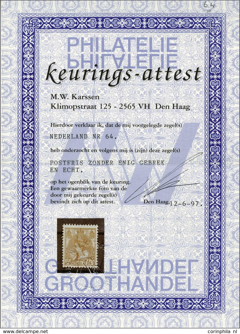 NL 1899 Numerals And Queen Wilhelmina - Sonstige & Ohne Zuordnung