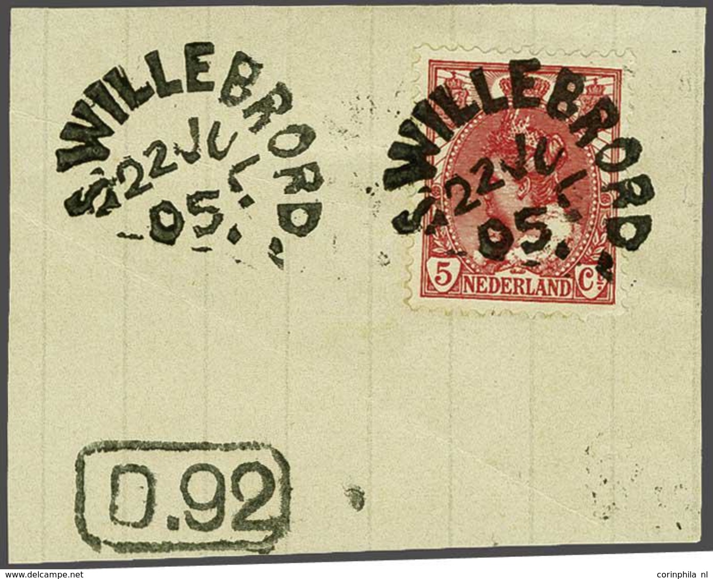 NL 1899 Numerals And Queen Wilhelmina - Sonstige & Ohne Zuordnung