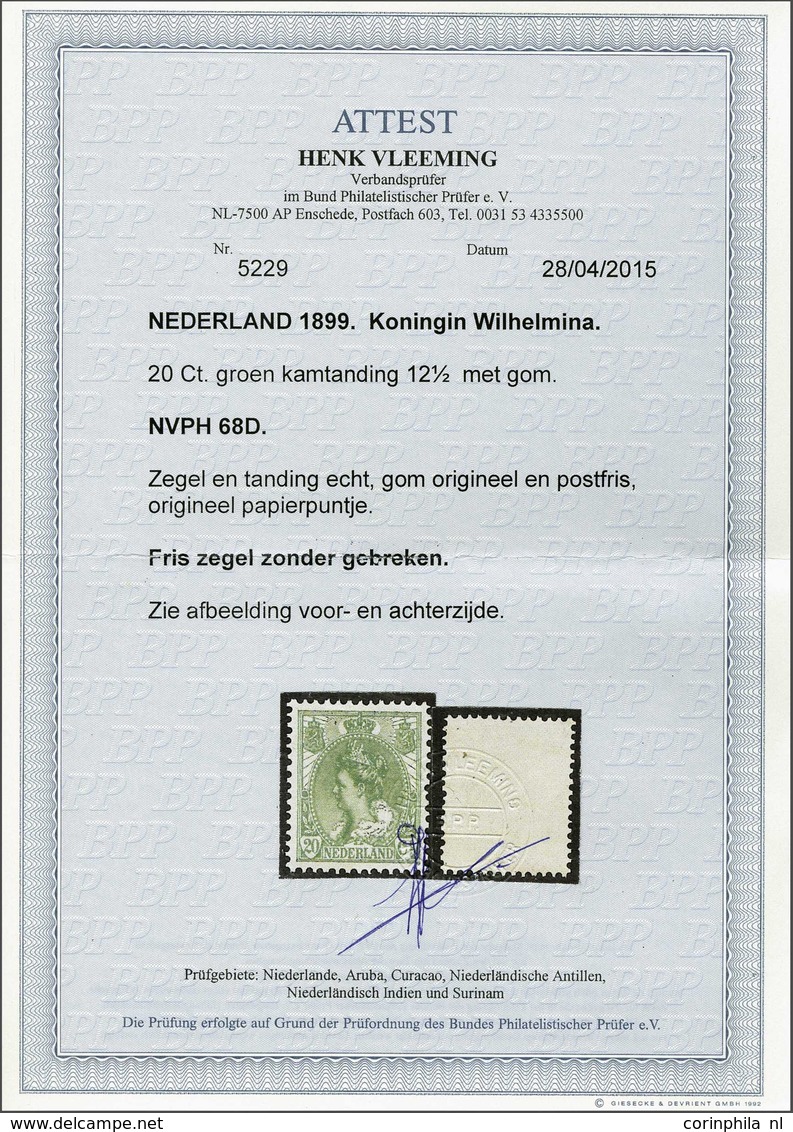 NL 1899 Numerals And Queen Wilhelmina - Sonstige & Ohne Zuordnung