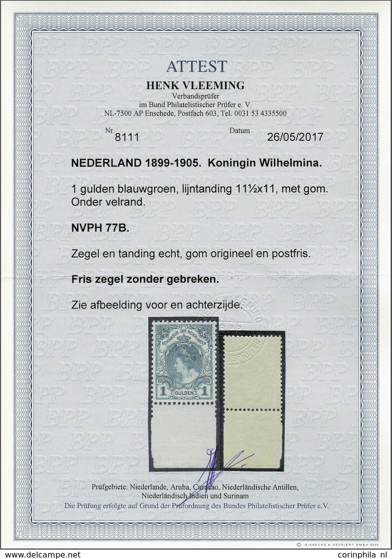 NL 1899 Numerals And Queen Wilhelmina - Sonstige & Ohne Zuordnung