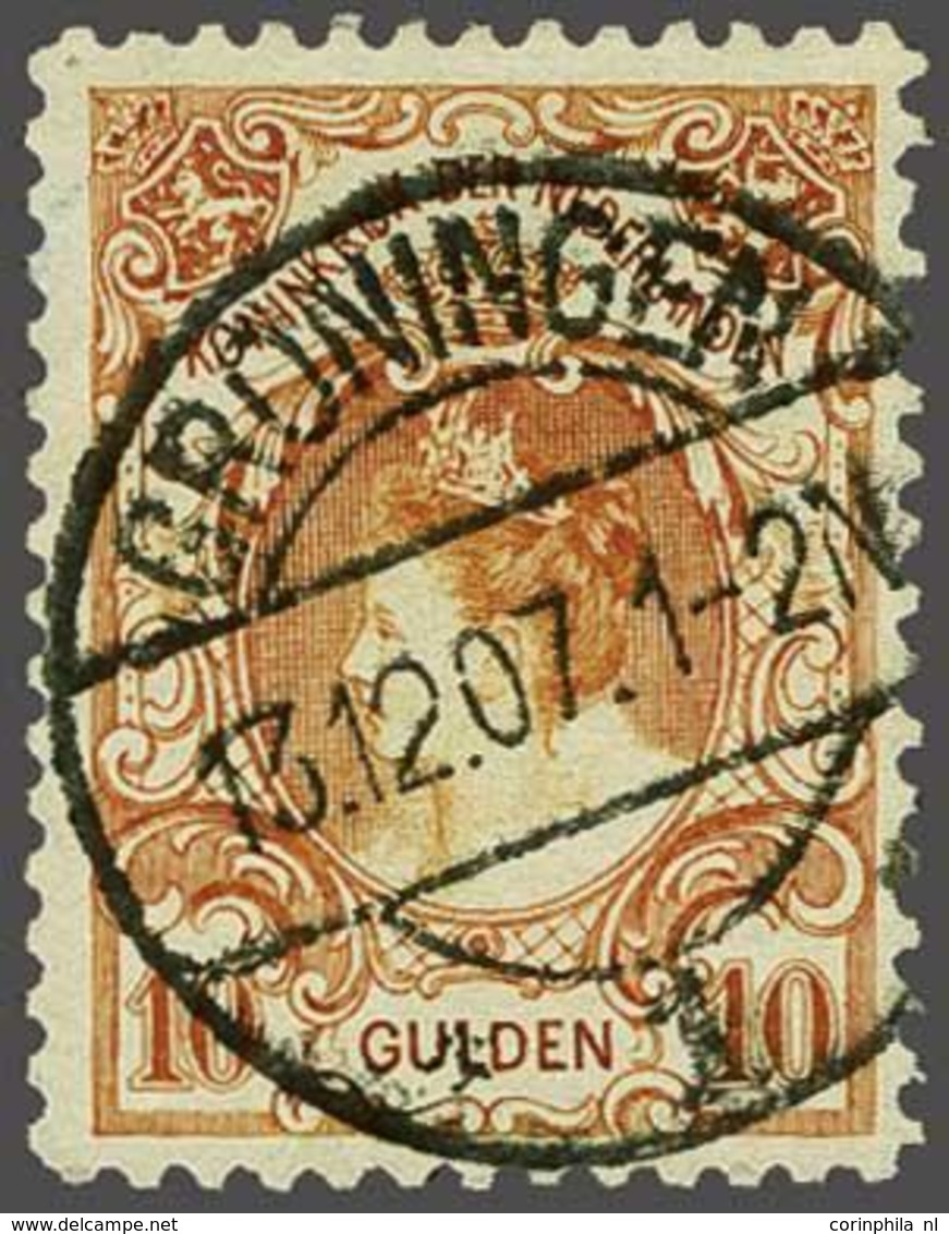 NL 1899 Numerals And Queen Wilhelmina - Sonstige & Ohne Zuordnung