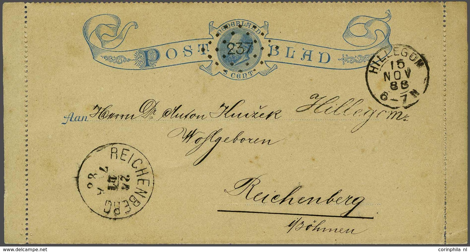 Netherlands Postal Stationery - Sonstige & Ohne Zuordnung