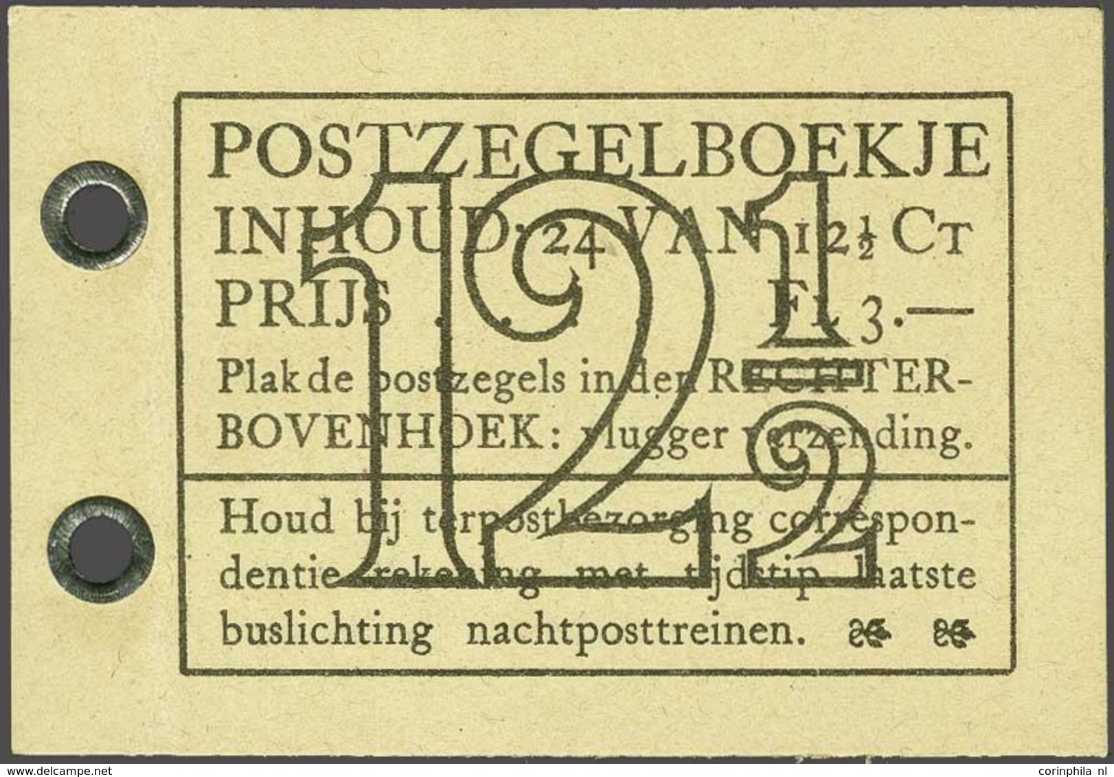 Netherlands Stamp Booklets 1902-1950 - Sonstige & Ohne Zuordnung