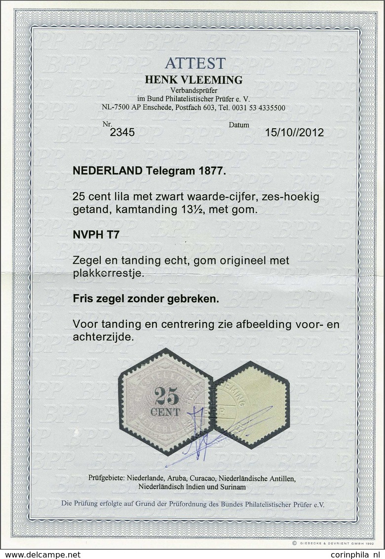 Netherlands Telegraph Stamps - Altri & Non Classificati