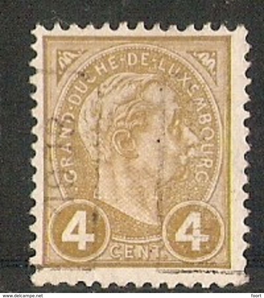 Luxembourg 1903 Prifix Nr. 14A - Preobliterati