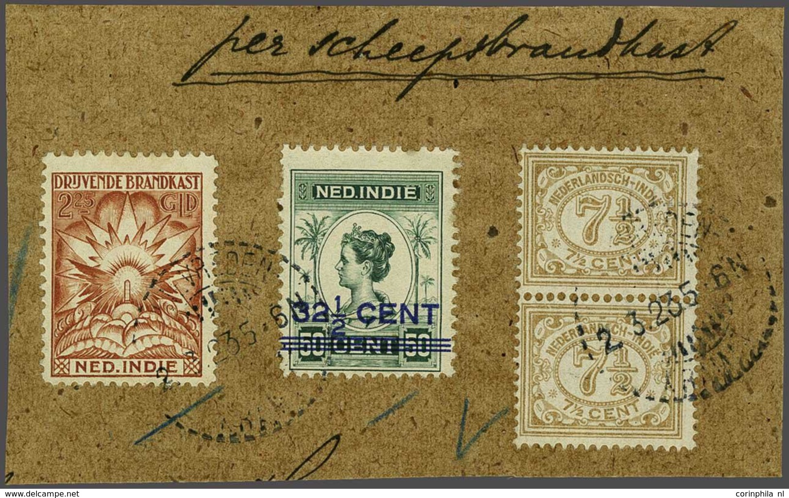 Netherlands Indies Incendiary Box Stamps - Otros & Sin Clasificación