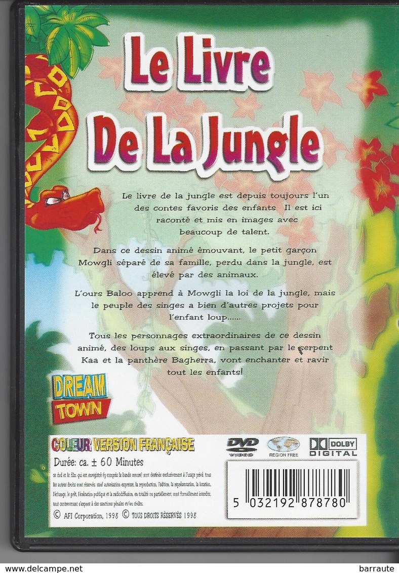 DVD LE LIVRE De La JUNGLE Dessin Animé - Dibujos Animados