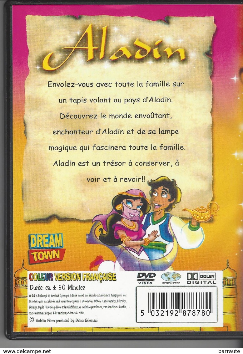DVD ALADIN Dessin Animé - Dessin Animé