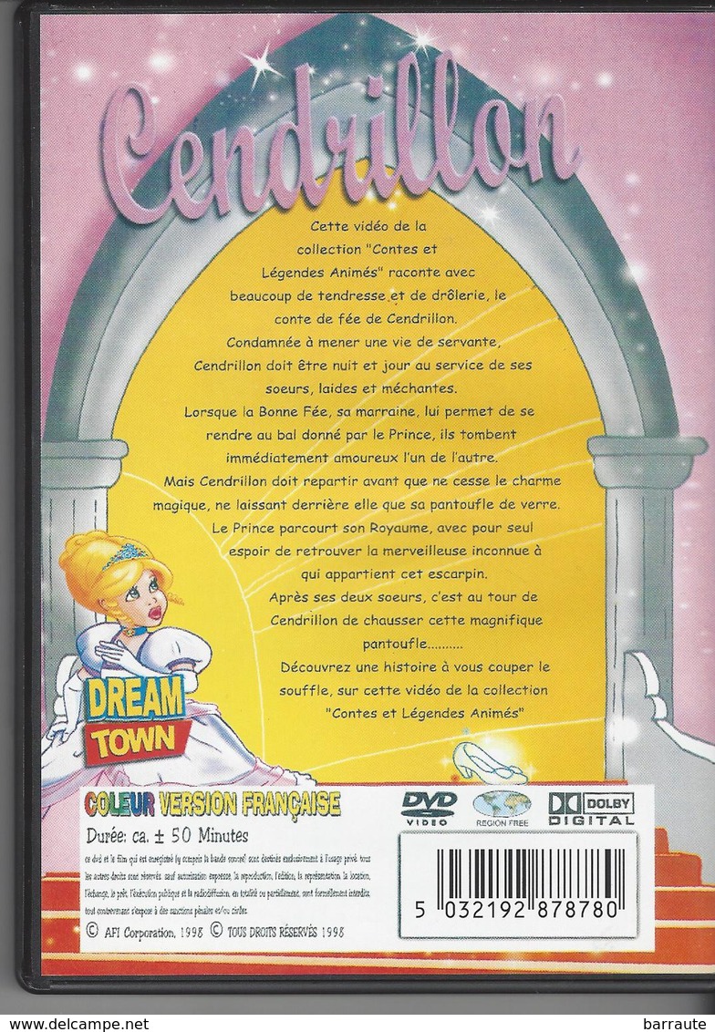 DVD CENDRILLON  Dessin Animé - Cartoons