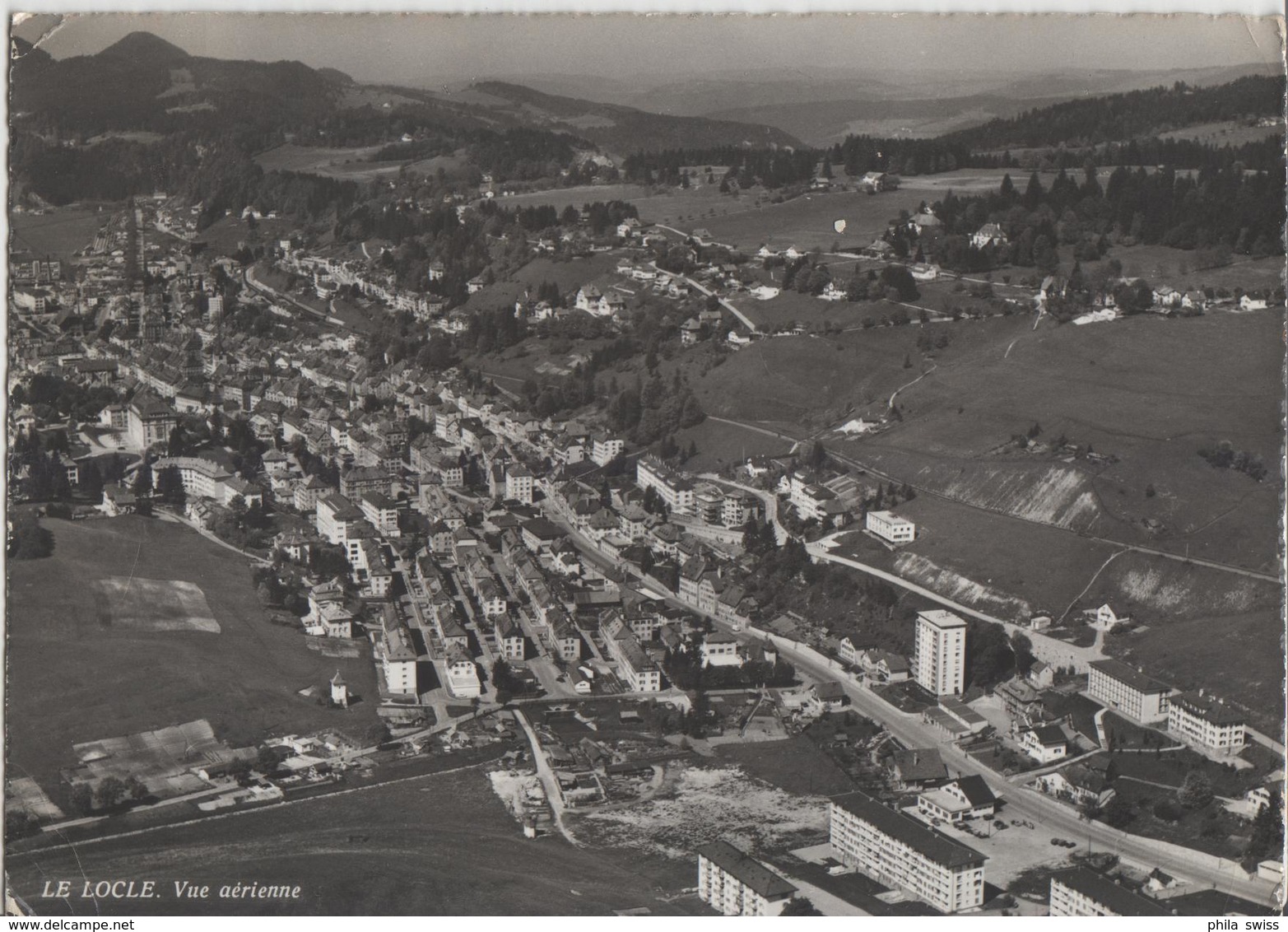 Le Locle - Vue Aerienne Flugaufnahme A. Deriaz - Altri & Non Classificati