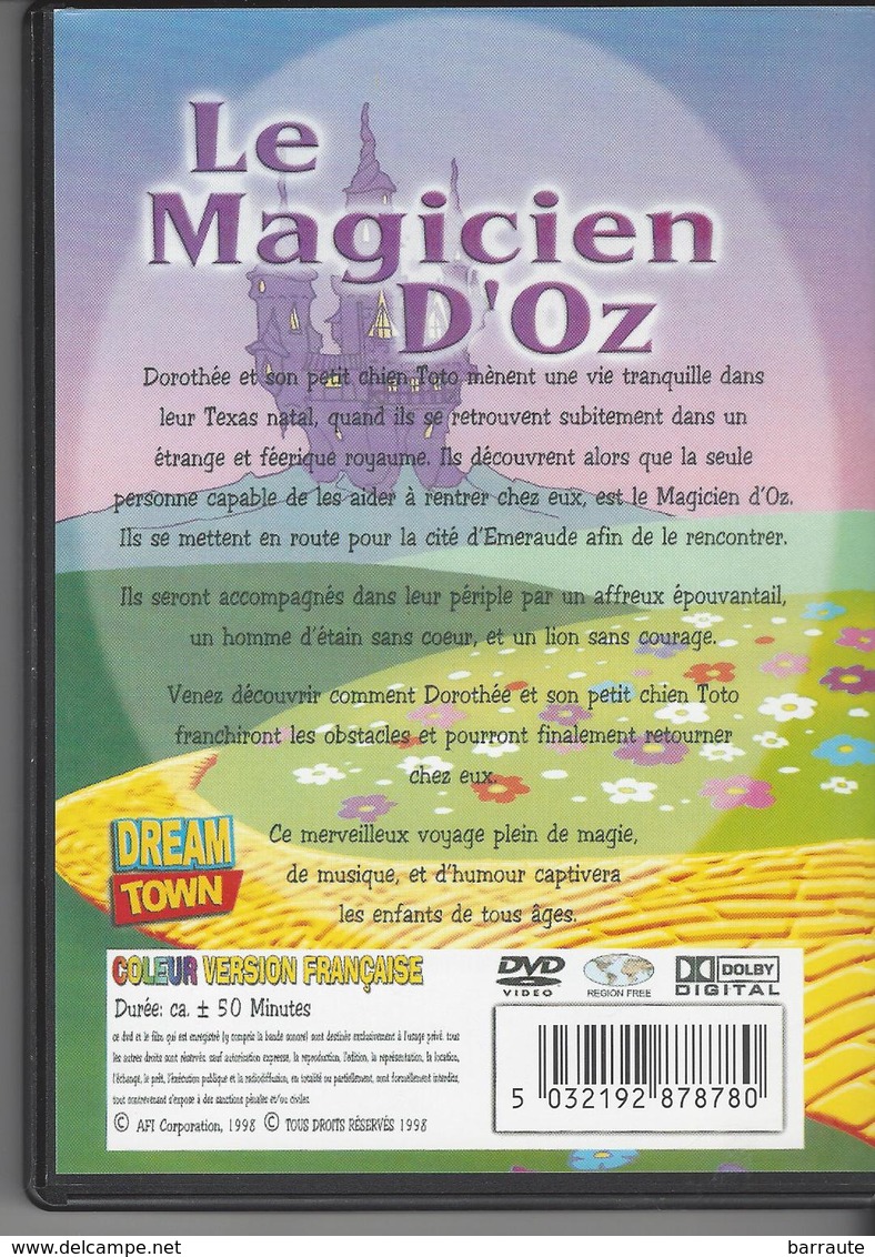 DVD LE MAGICIEN D'OZ Dessin Animé - Dibujos Animados