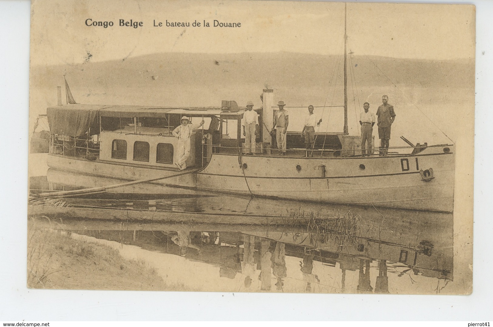 AFRIQUE - CONGO BELGE - Le Bateau De La Douane - Congo Belge