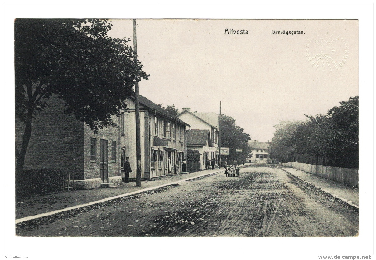 DE1428 - ALFVESTA - JÄRNVÄGSGATAN - STREET VIEW - Suède