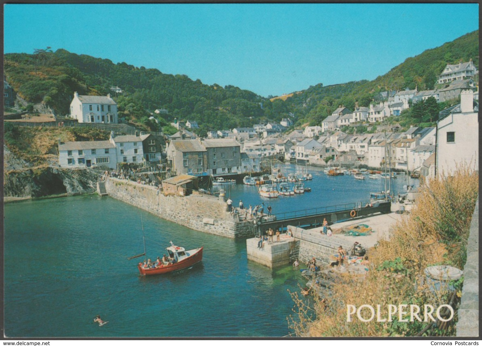 The Harbour Entrance, Polperro, Cornwall, C.1990 - Salmon Postcard - Other & Unclassified