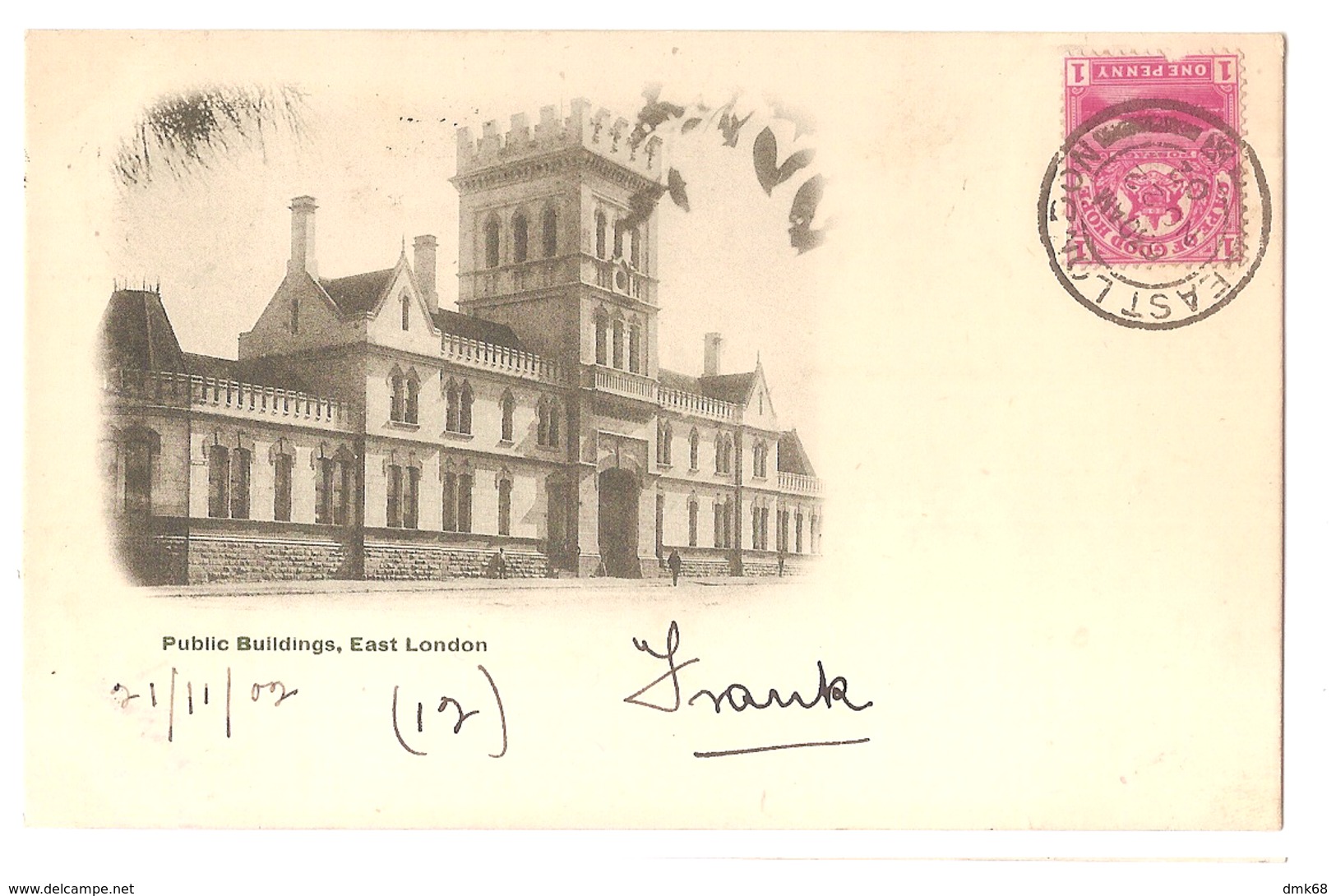 SOUTH AFRICA - EAST LONDON - PUBLIC BUILDINGS - STAMP - MAILED TO ITALY 1902 - ( 2783) - South Africa