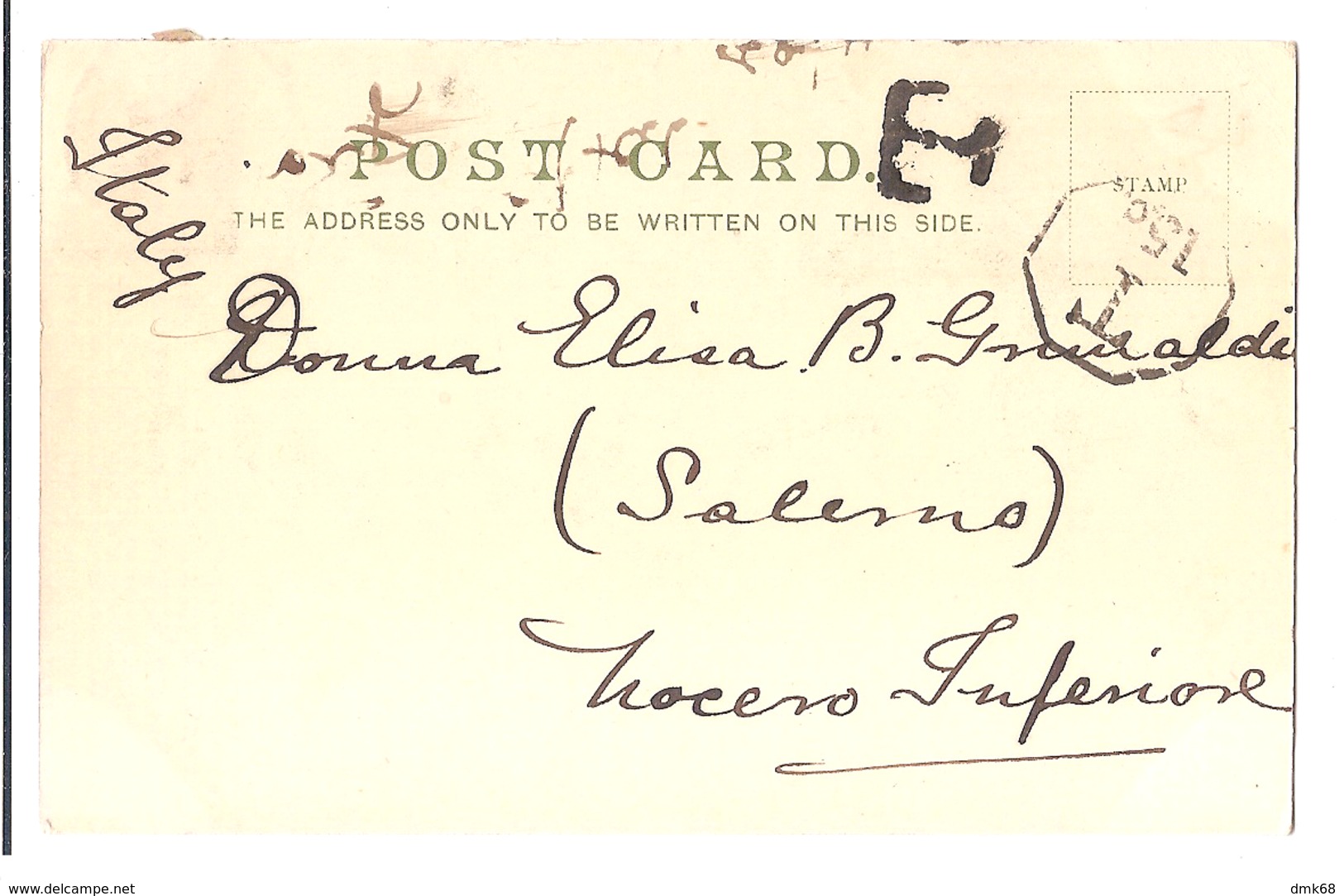 SOUTH AFRICA - EAST LONDON - NAHOON POINT - STAMP - MAILED TO ITALY 1902 - ( 2784) - Afrique Du Sud