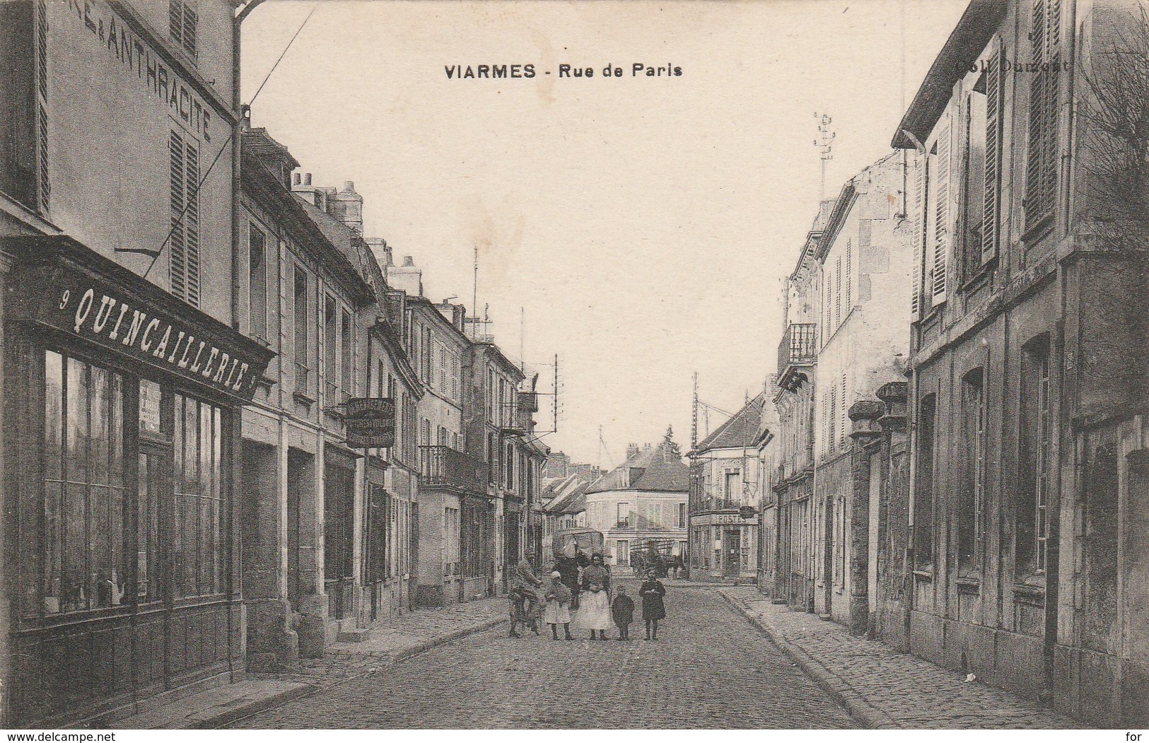 Val D'oise : VIARMES : Rue De Paris - Viarmes