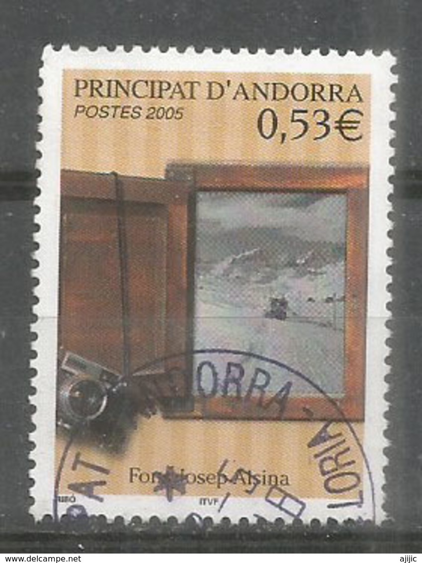La Photographie En Andorre, Un Timbre Oblitéré 1 ère Qualité. 2005 - Used Stamps