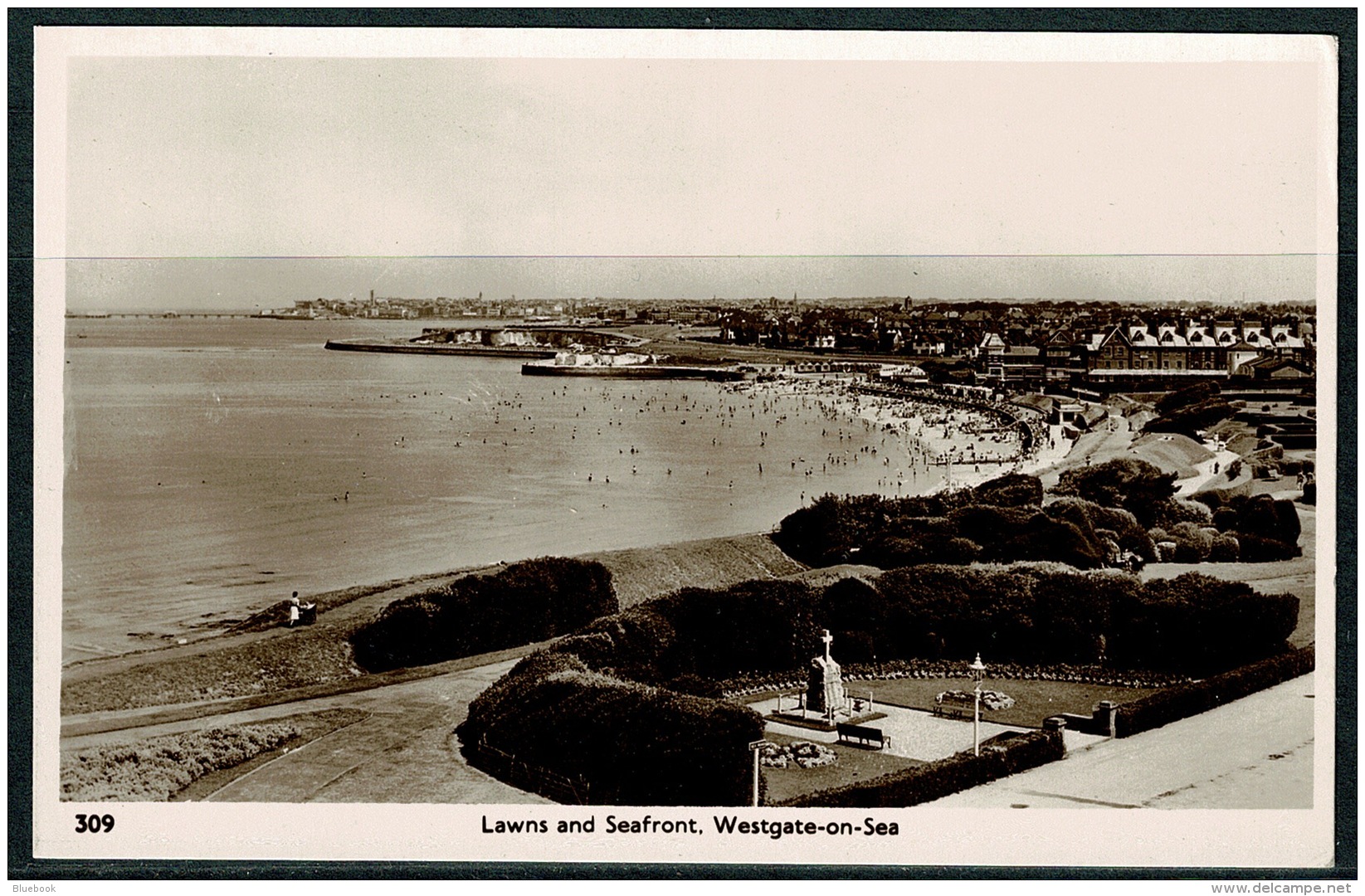 RB 1212 - Real Photo Postcard - Lawns &amp; Seafront Westgate-on-Sea - Kent - Other & Unclassified