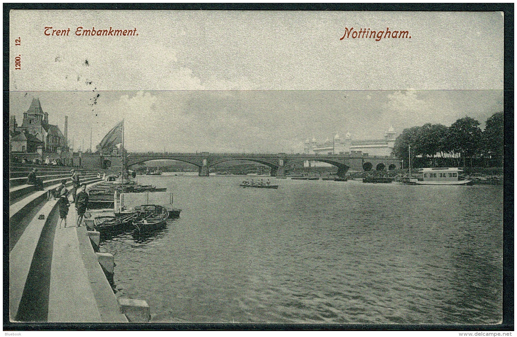 RB 1212 - 1905 Postcard - Trent Embankment - Nottingham - Nottingham