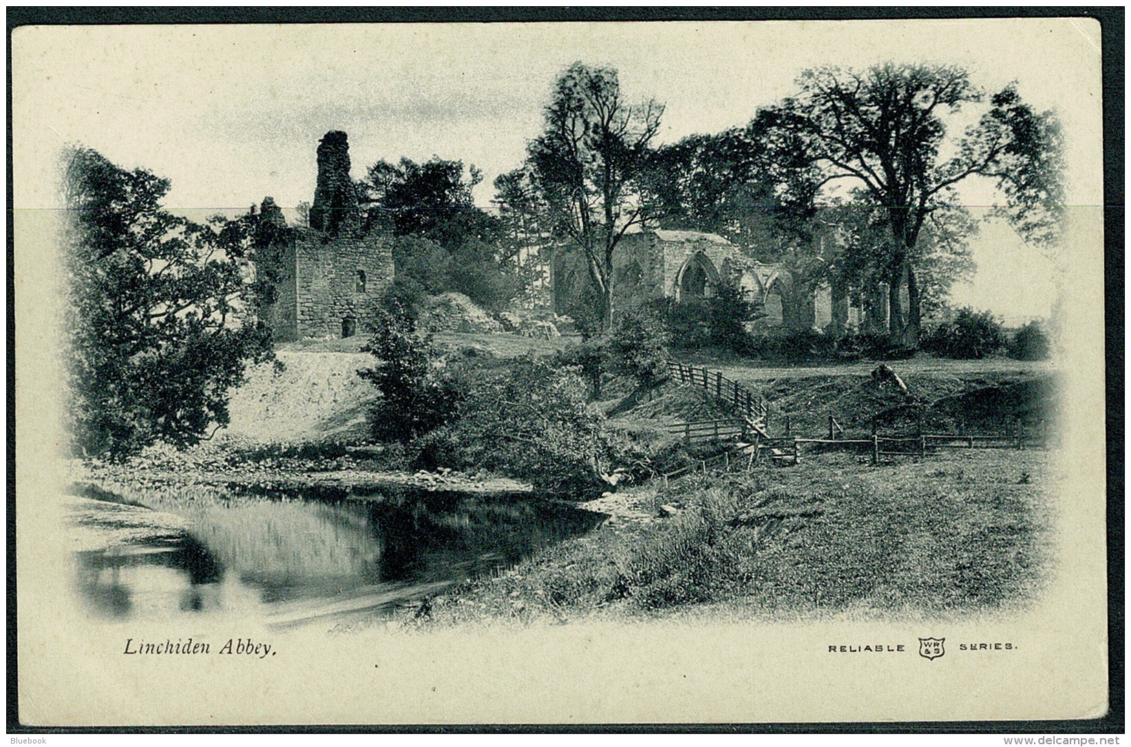 RB 1212 - Early Postcard Linchiden Abbey - Dumfriesshire Scotland - Dumfriesshire