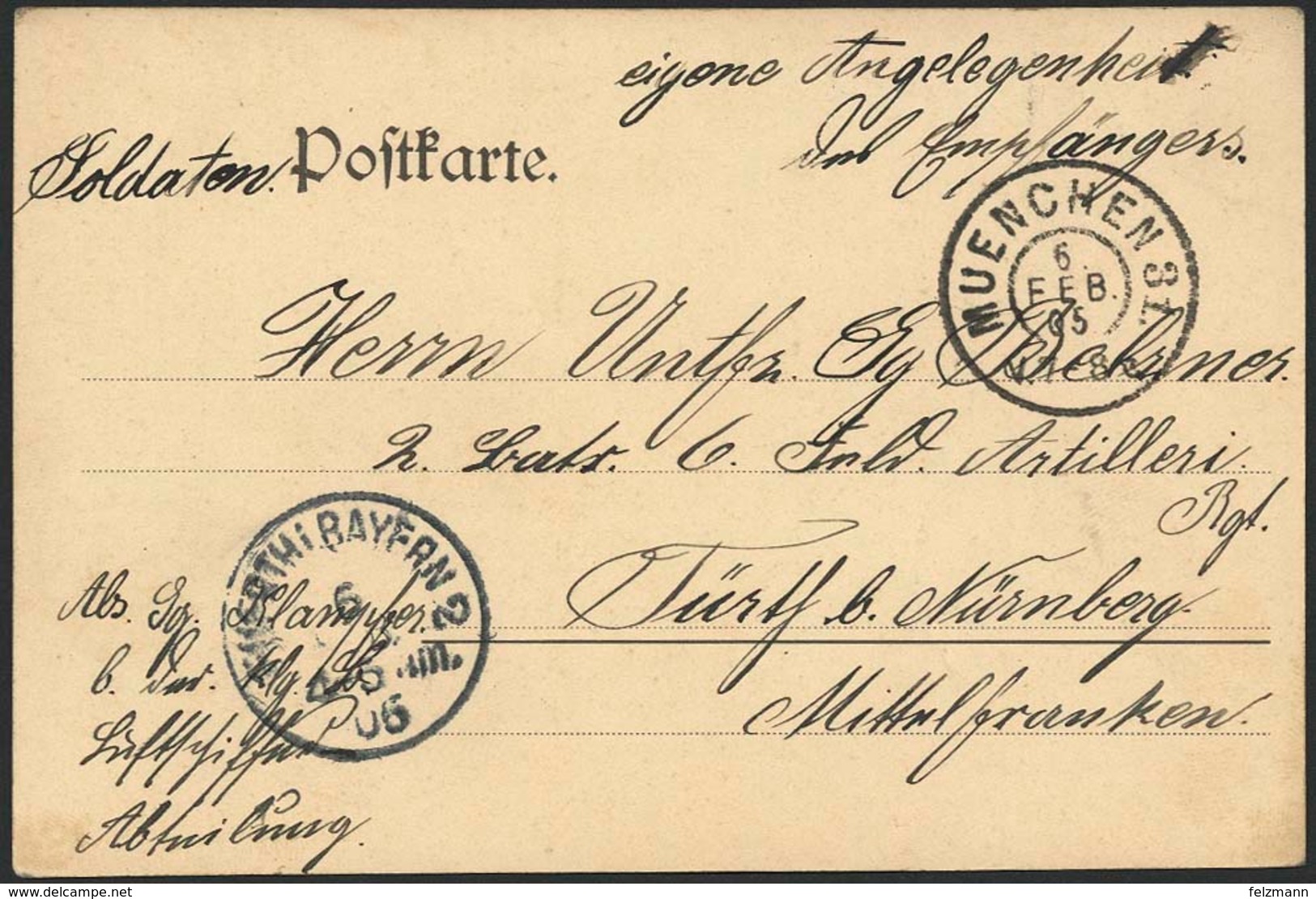 Brief 1905, Militaria-Karte Eines Soldaten Bei Der "Kgl. B. Luftschiffer Abteilung" Als Portofreie Soldatenpost "Eigene  - Zeppeline