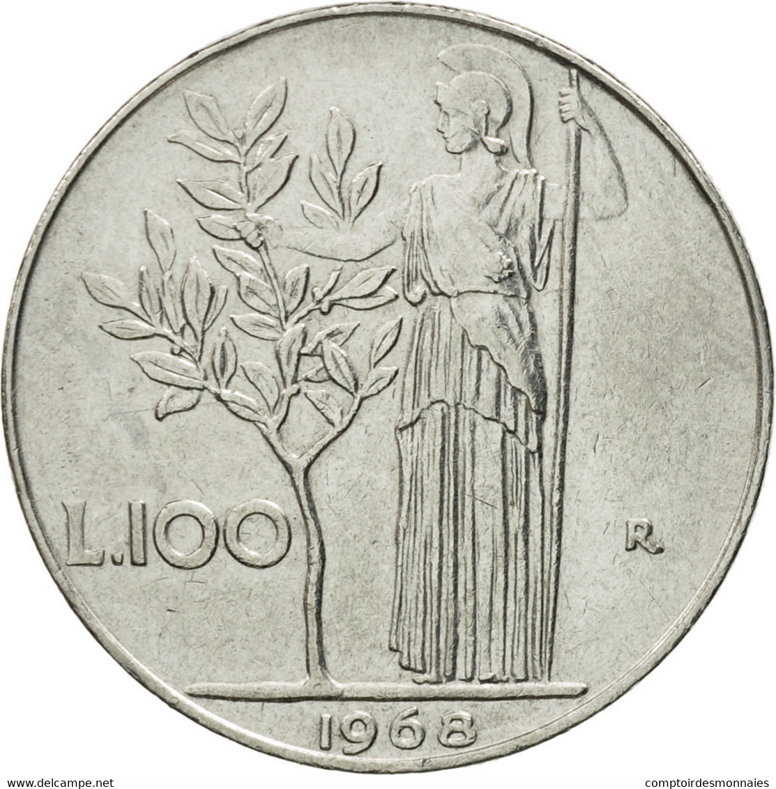 Monnaie, Italie, 100 Lire, 1968, Rome, TB+, Stainless Steel, KM:96.1 - 100 Lire