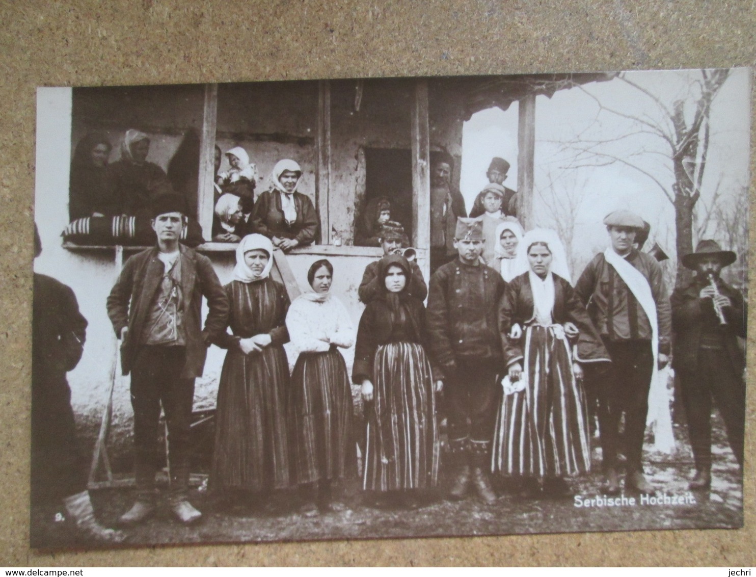 Serbische Hochzeit . Carte Photo - Serbie