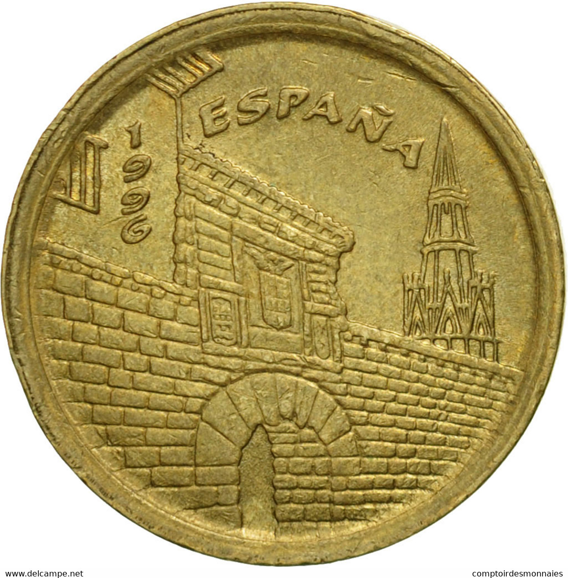 Monnaie, Espagne, Juan Carlos I, 5 Pesetas, 1996, Madrid, TB+, Aluminum-Bronze - 5 Pesetas